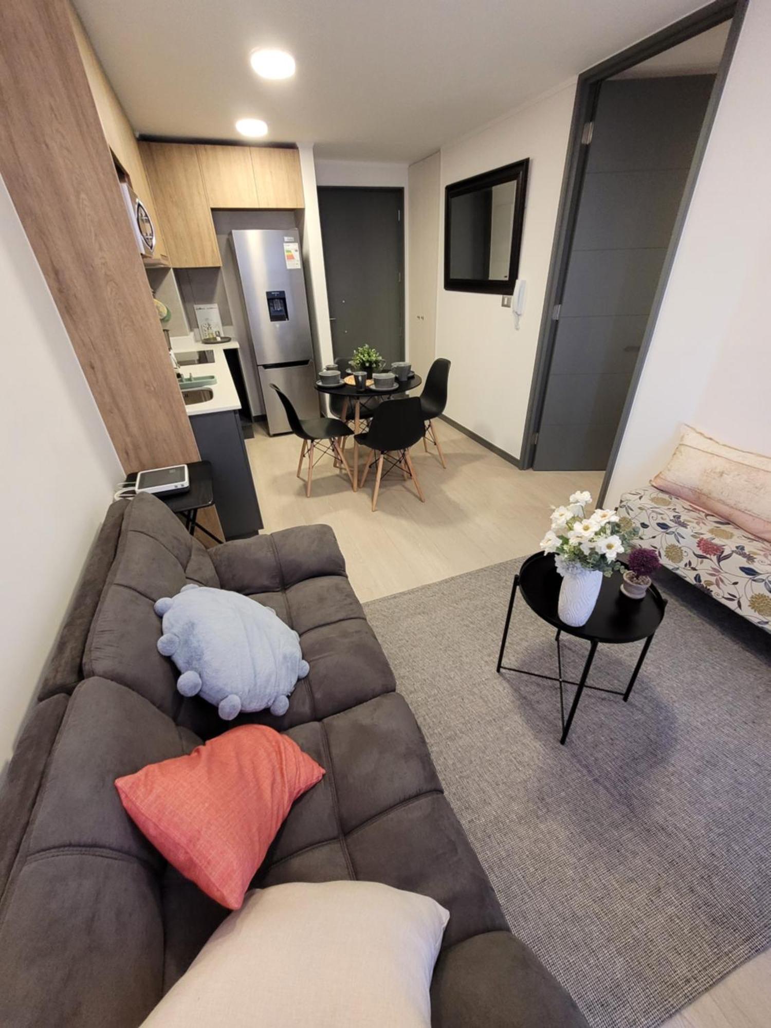 Departamento Mas Living Confort Y Estilo De 1-3 Huespedes Apartamento Santiago